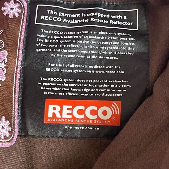 Cold As Ice Snakeprint Black White Snow Board Ski Pants Recco Small - Picture 9 of 14